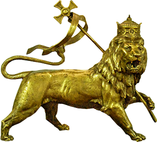 Ethiopian Lion of Judah in National Museum, Addis Ababa